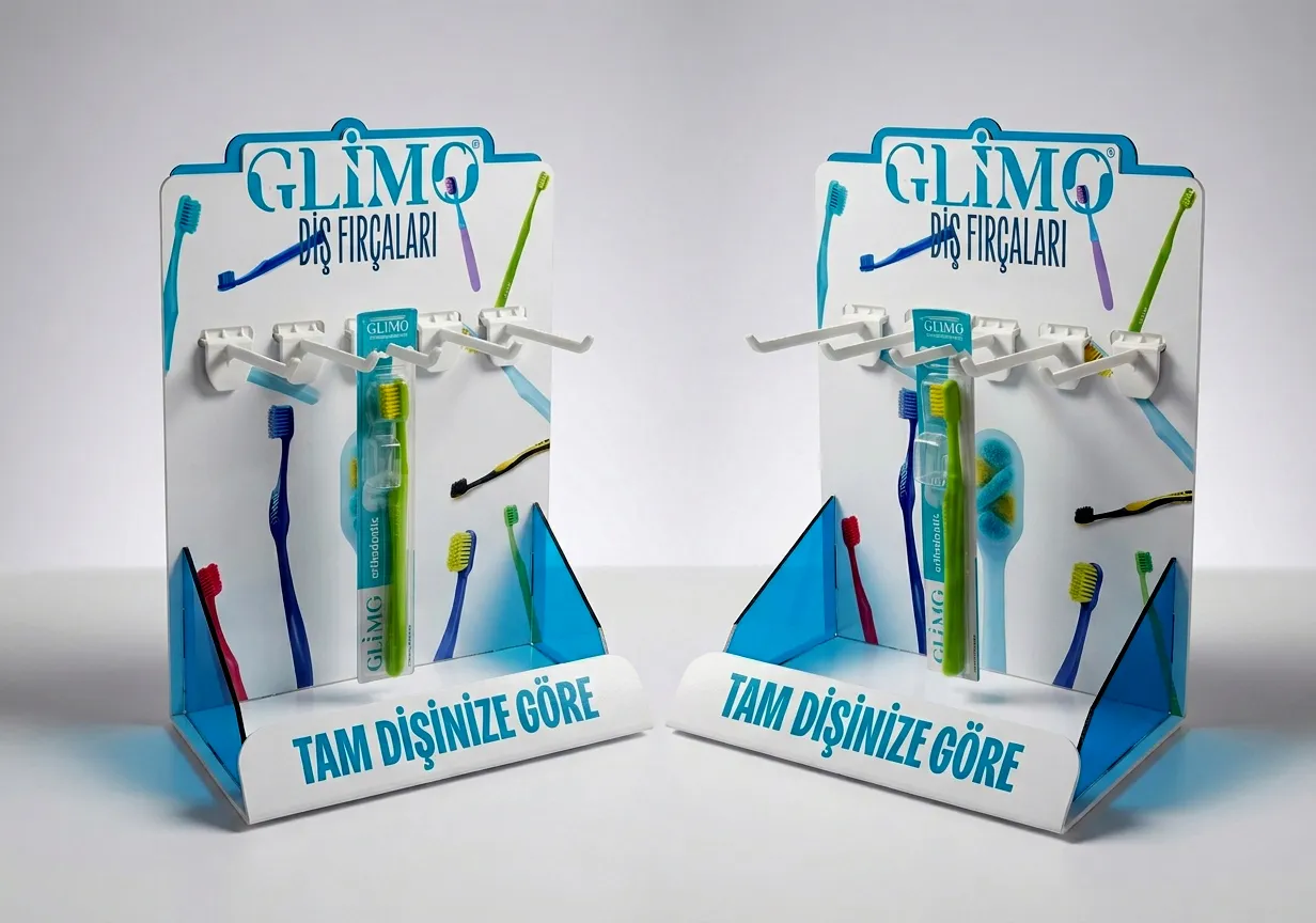 GLIMO Diş Fırçası Tezgâh Üstü Standı