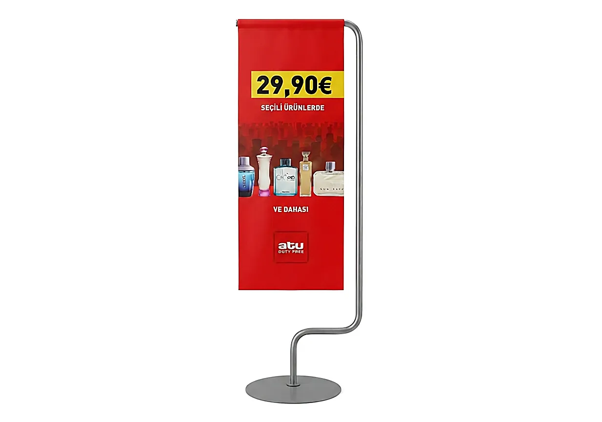 ATÜ Duty Free Ayaklı Banner Stand