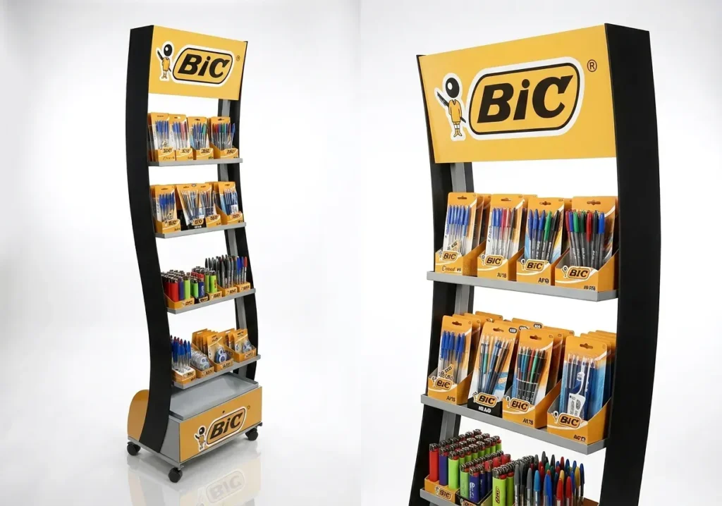 BIC Tekerlekli Kırtasiye Standı