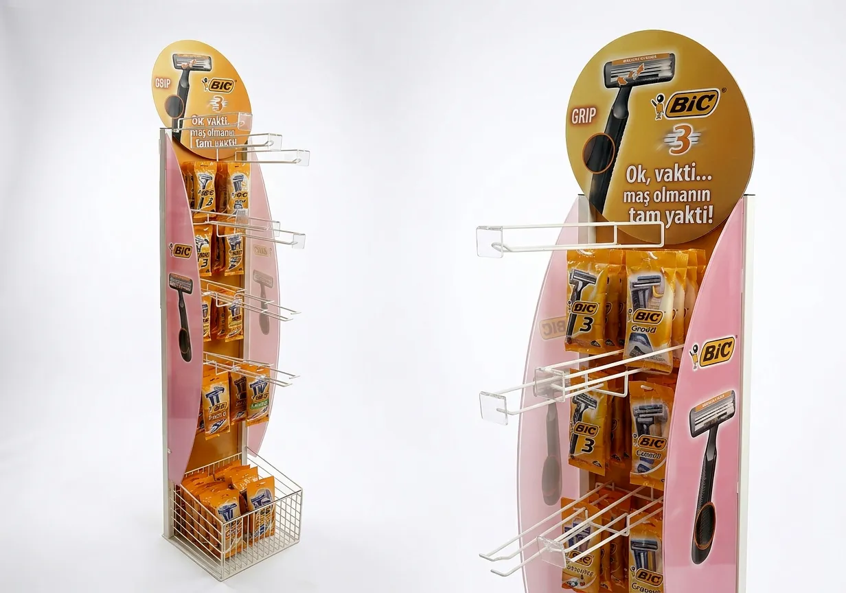 BIC Metal Tıraş Bıçağı Teşhir Standı