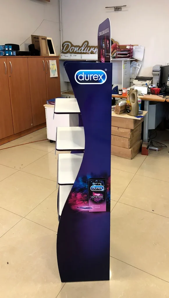 Durex Demonte Kondom Standı Prototip görüntüleri