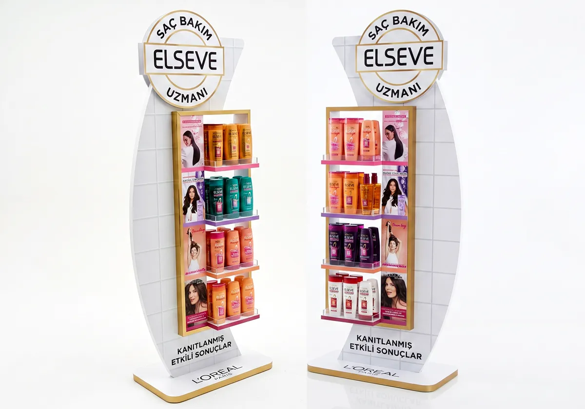 L’Oréal Elseve Ayaklı Şampuan Standı