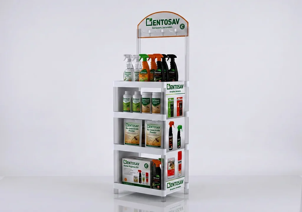 Entosav Modüler Plastik İlaç Standı