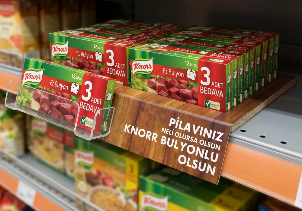 Knorr Bulyon Ahşap Raf Tepsisi