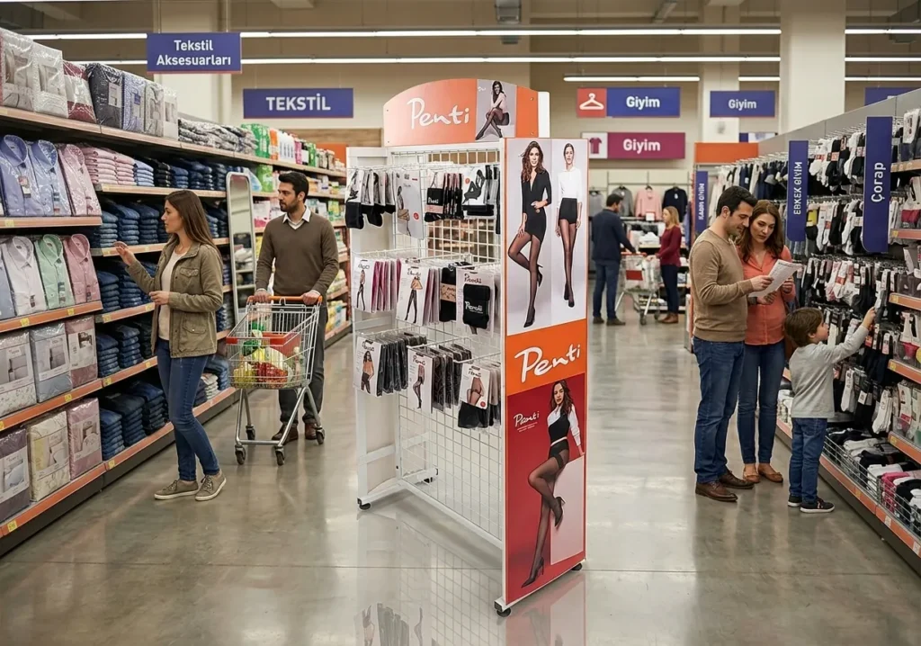 Penti Metal Orta Alan Teşhir Standı