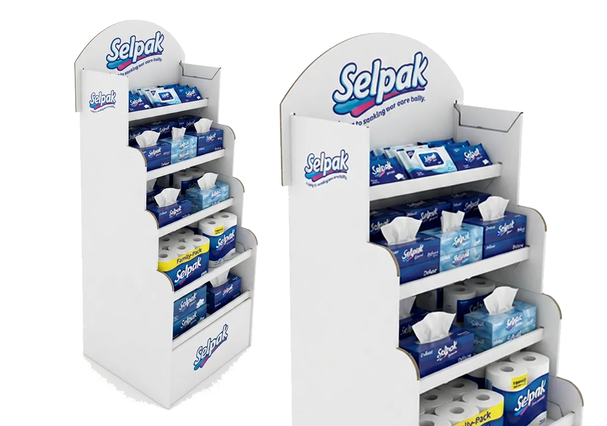 Selpak Ayaklı Karton Stand