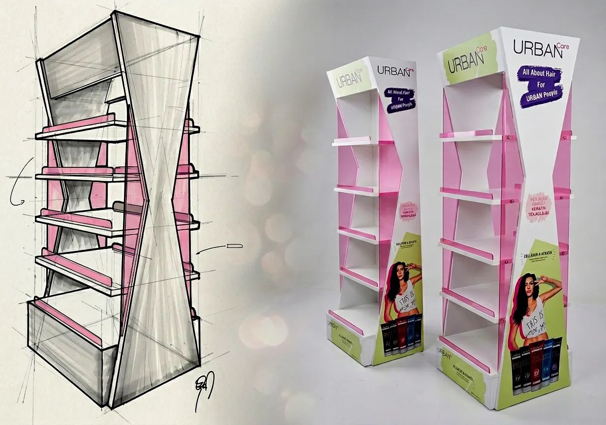 Urban Care Ahşap Ayaklı Stand