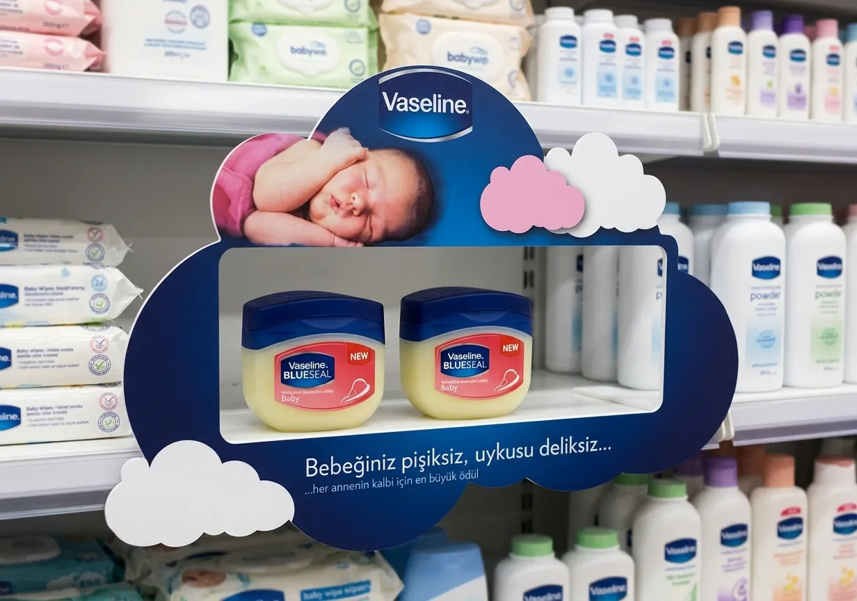 Vaseline Plastik Raf Çerçevesi