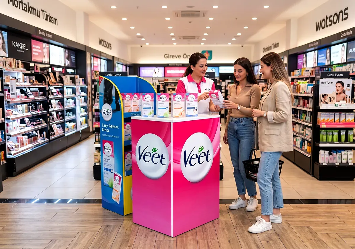 Veet Kozmetik Tanıtım Standı