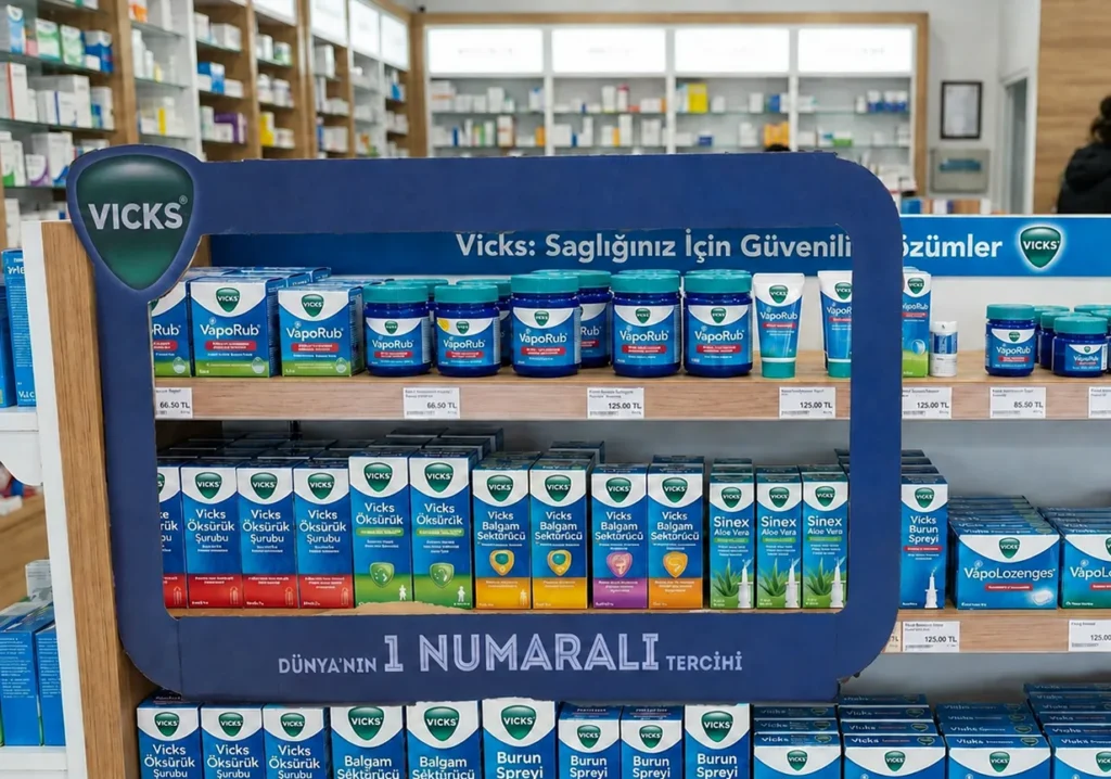 Vicks Raf Çerçevesi Proje Görselleri