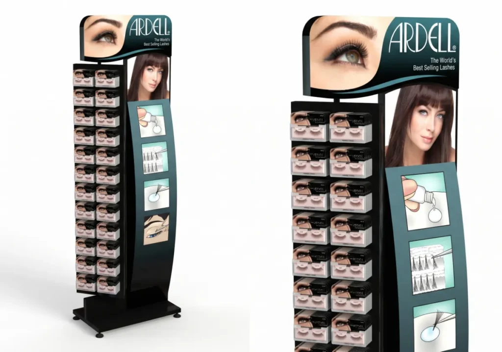 Ardell Döner Tablalı Ayaklı Metal Stand