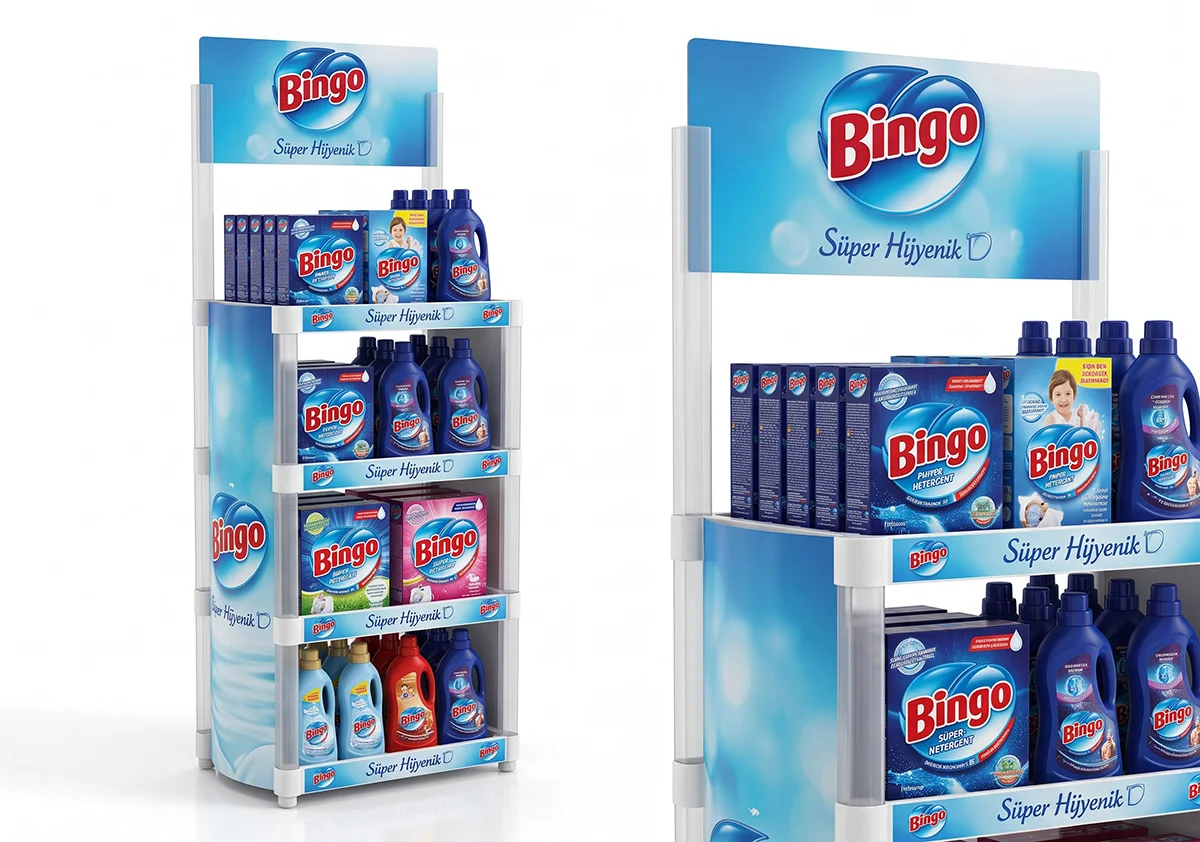 Bingo Modüler Enjeksiyon Deterjan Standı