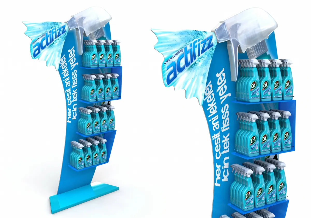 Cif Actifiz Cam Silme Standı
