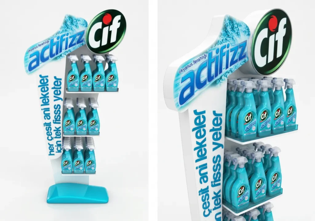 Cif Vakum Deterjan Standı