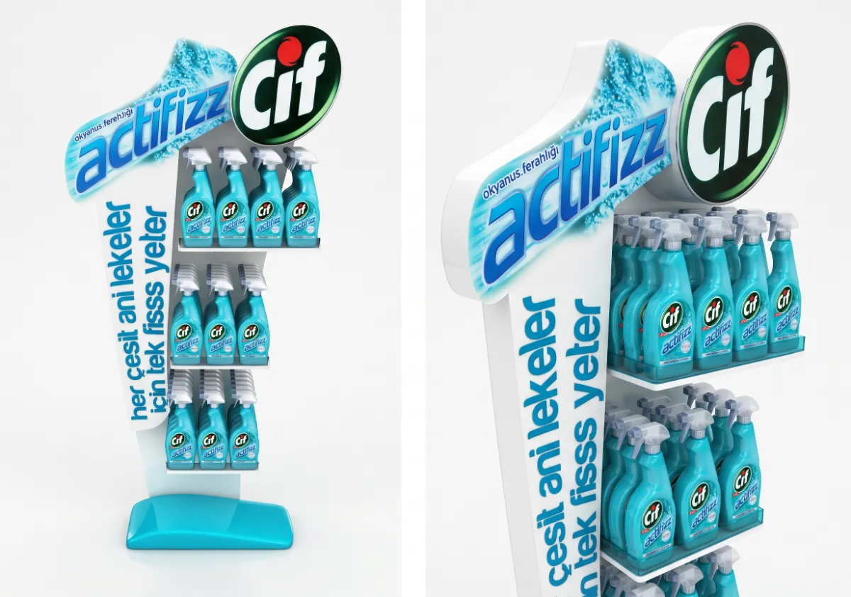 Cif Vakum Deterjan Standı