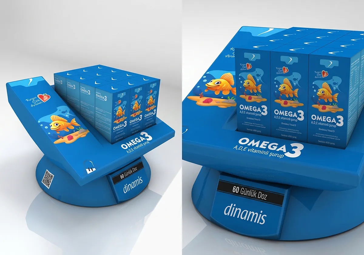 Dinamis Vakum Omega-3 Standı