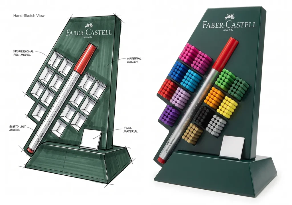 Faber-Castell Tezgâh Üzeri Renkli Kalem Standı
