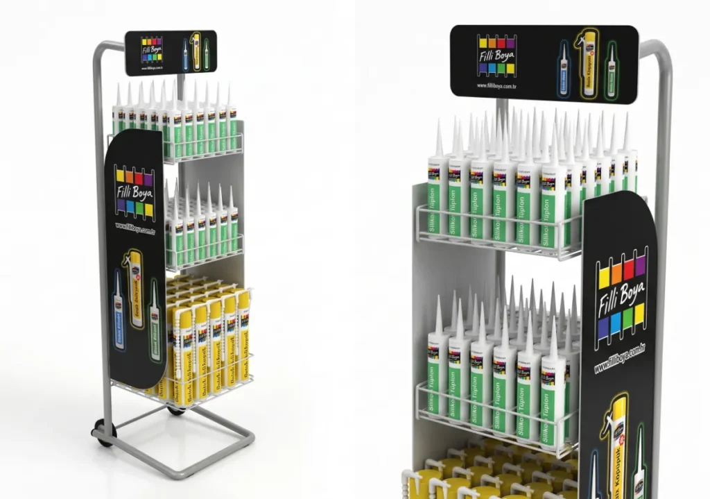 Filli Boya Metal Silikon Standı
