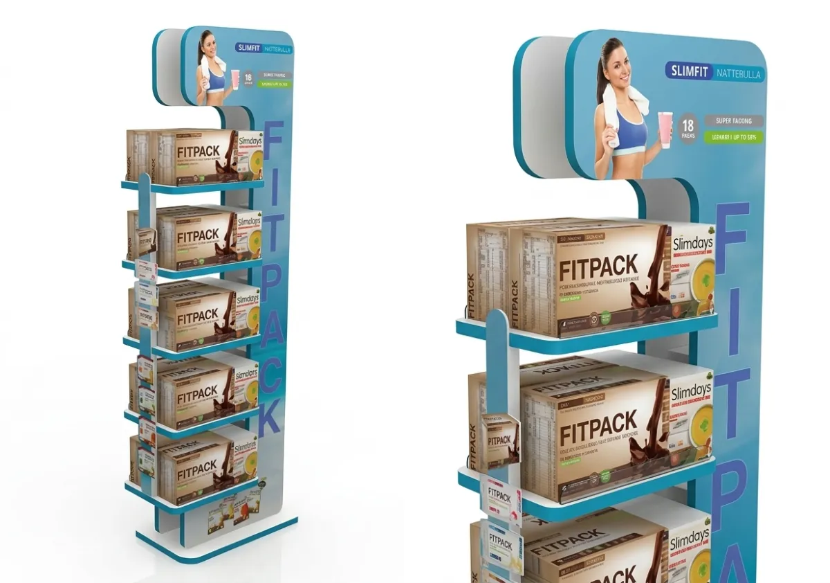 Fitpack Ahşap Atıştırmalık Standı