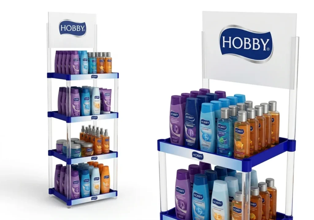 Hobby Modüler Enjeksiyon Saç Şekillendirme Ürünleri Standı