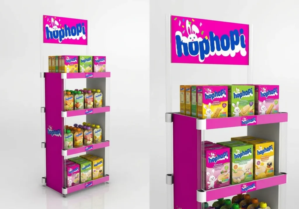 Hophopi Modüler Enjeksiyon Plastik Stand