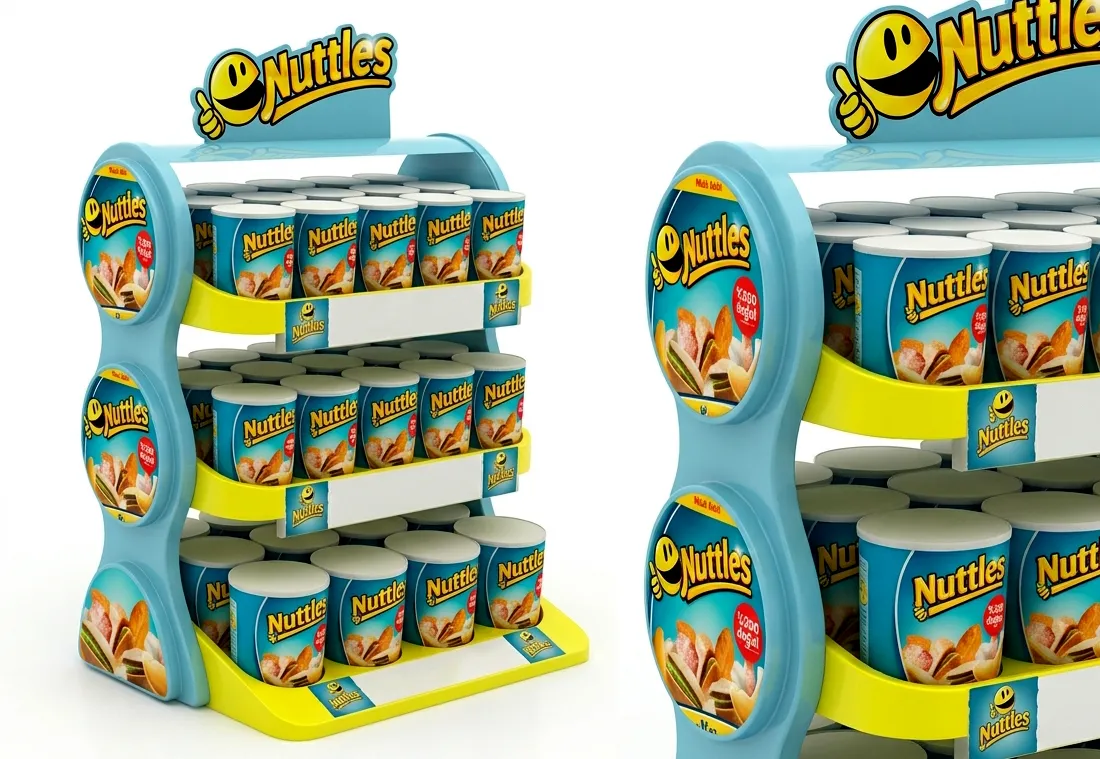 Nuttles Masaüstü Kuruyemiş Standı