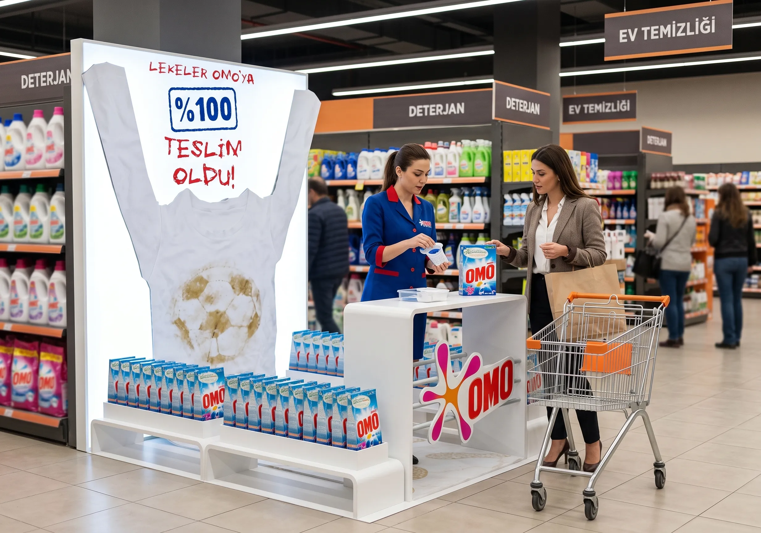 Omo Market İçi Aktivite Standı