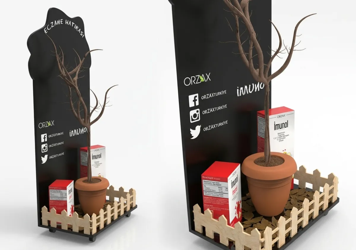 Orzax Tematik Bağışıklık Takviyesi Standı