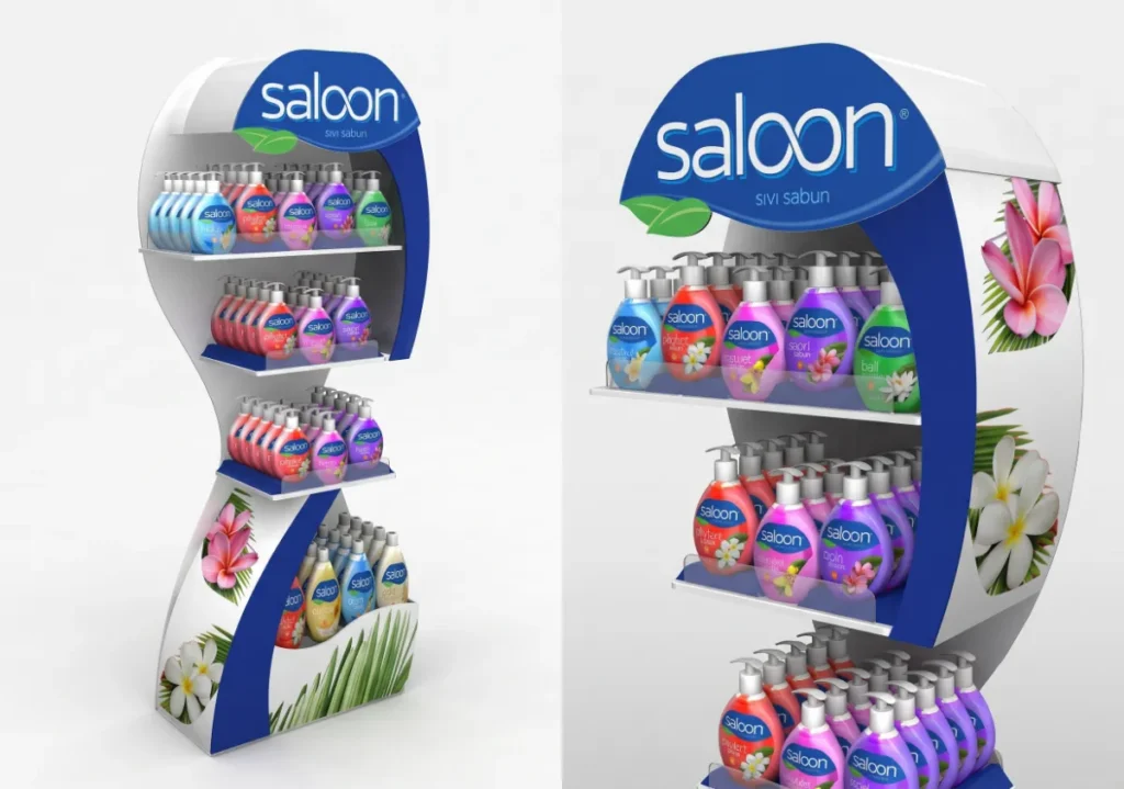 Saloon Ayaklı Sıvı Sabun Standı