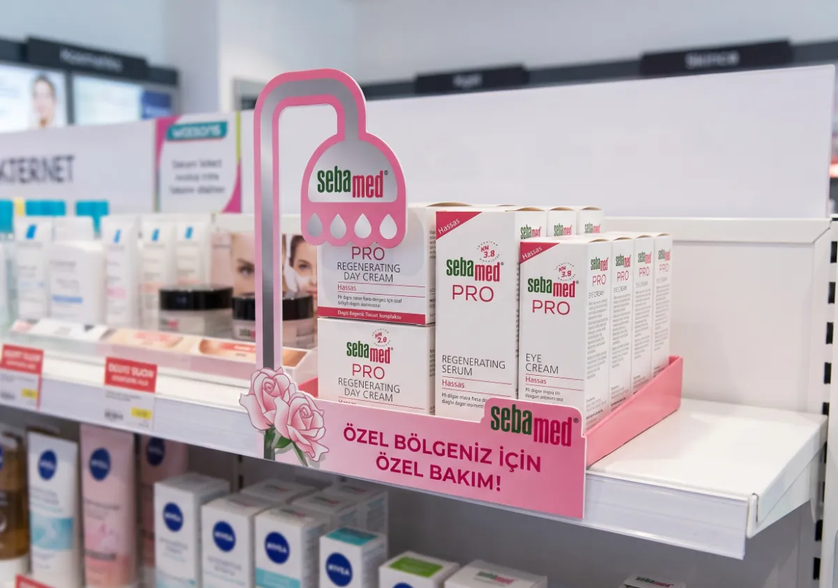 Sebamed Shelf Talker Ünitesi