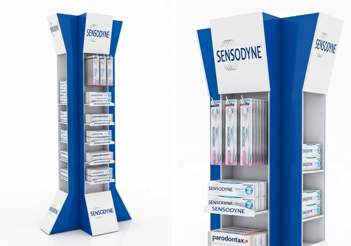 Sensodyne Eczane Tipi Ayaklı Stand