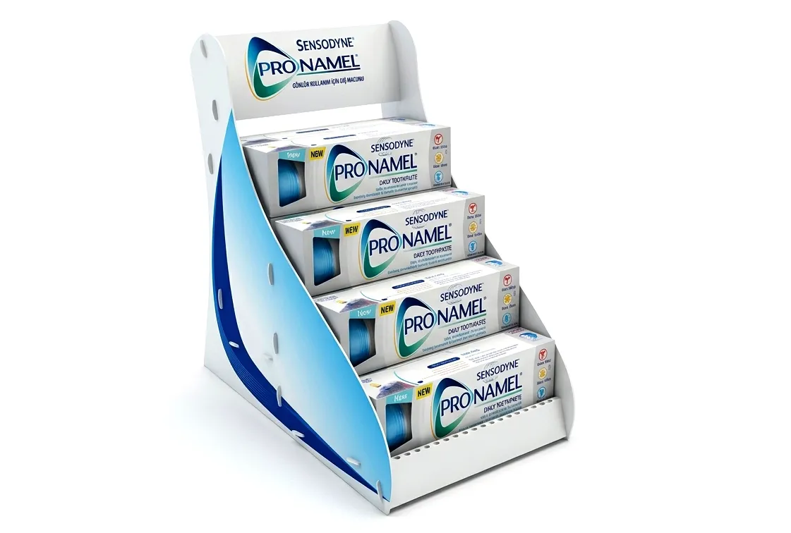 Sensodyne Pronamel Masaüstü Diş Macunu Standı
