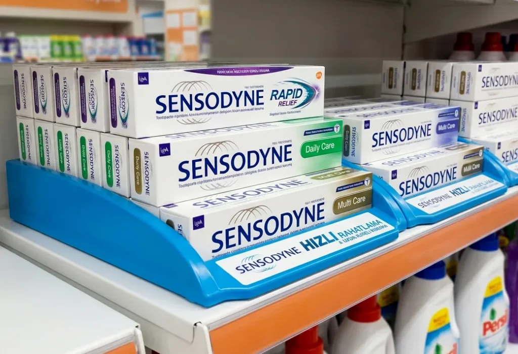 Sensodyne Raf İçi Vakum Diş Macunu Tepsisi