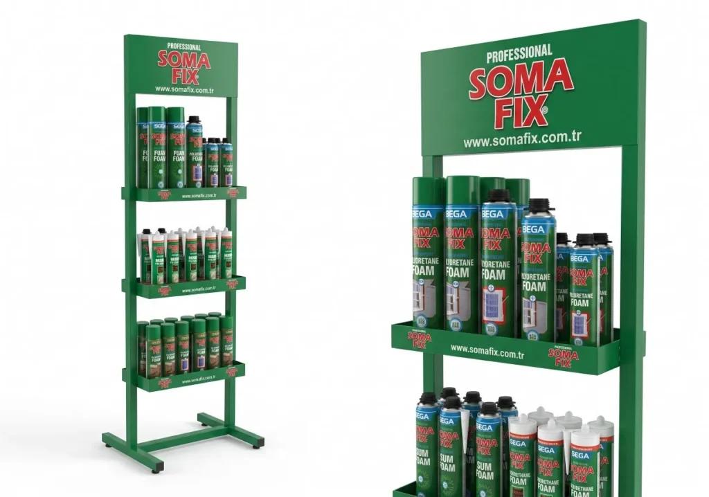 Soma Ayaklı Köpük Standı