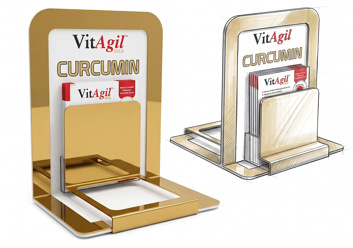 Vitagil Aynalı OTC Stand