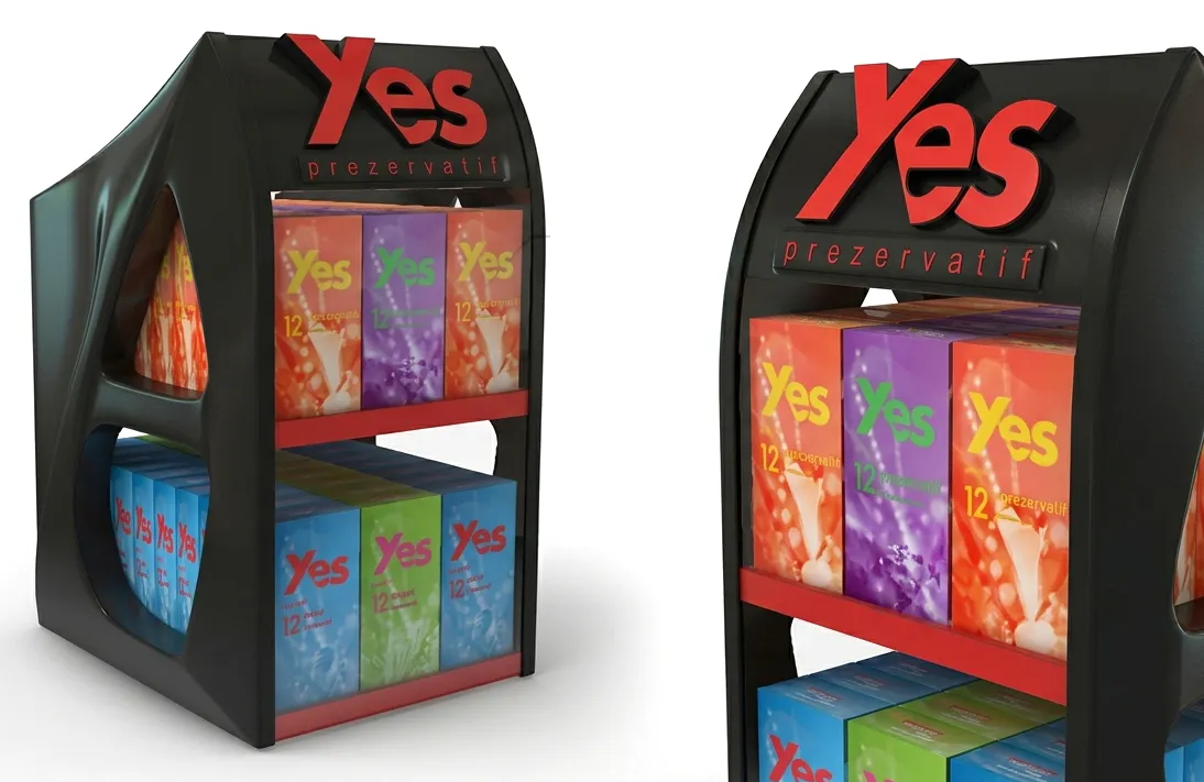 Yes Masaüstü Kondom Standı